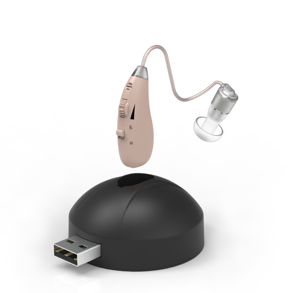 Rechargeable hearing aid|ennohearingaid